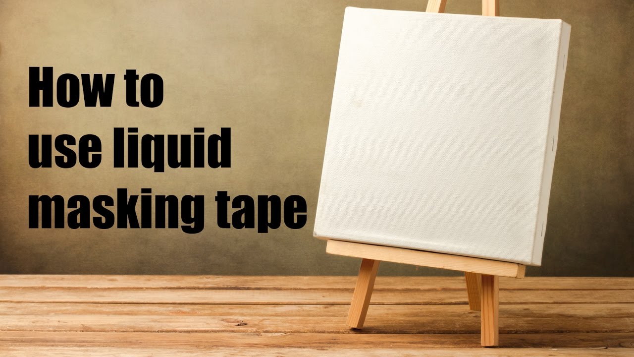 How to use liquid masking tape - AKA Frisket (Artist Hack) 