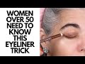 Women Over 50 NEED To Know This Eyeliner Trick😮| Nikol Johnson