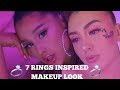 Ariana Grande&#39;s 7 RINGS Inspired Makeup Tutorial| Get Glam with Me 💍| Chloeqmakeup