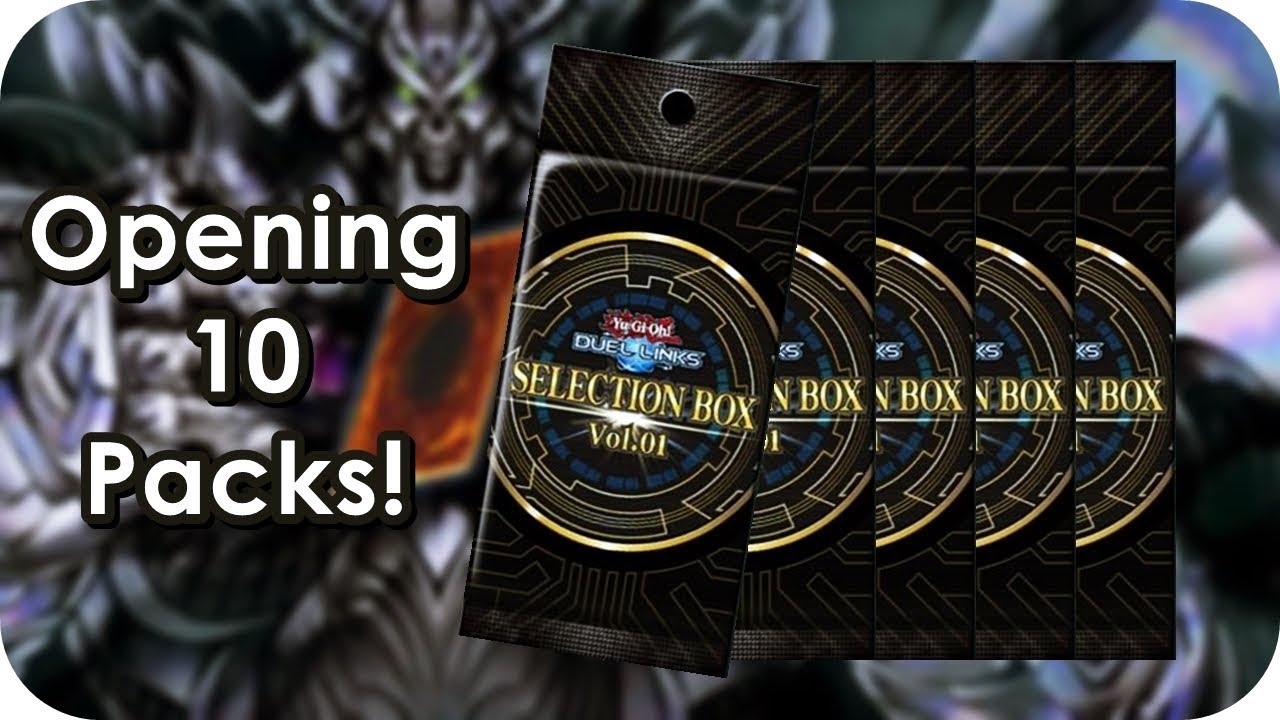Yugioh DUEL LINKS SELECTION BOX Vol. 1 Pack Opening!!