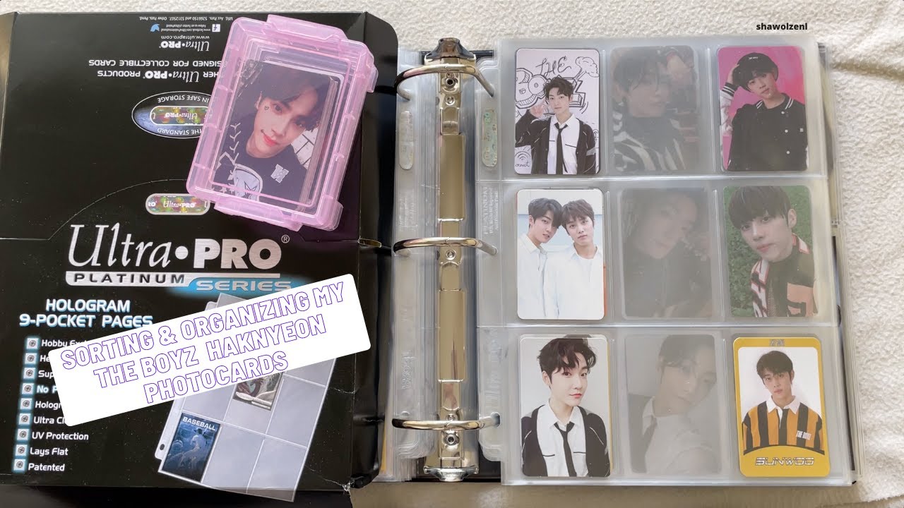 Sorting & Organizing My The Boyz Haknyeon Photocards