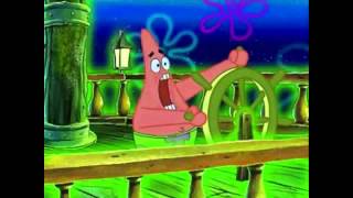 Spongebob And Patrick Howling With The Flying Dutchman