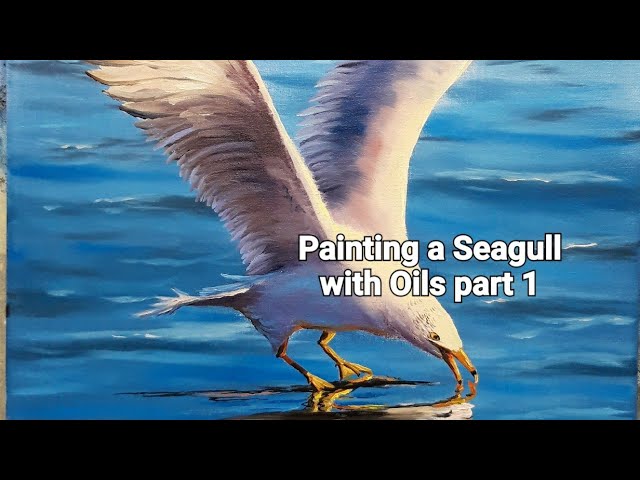 How To Paint A Landscape With Sea Sand And Seagulls In Acrylic 