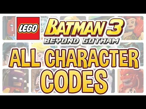 LEGO Batman: The Videogame - All Character and Vehicle CHEAT CODES. 