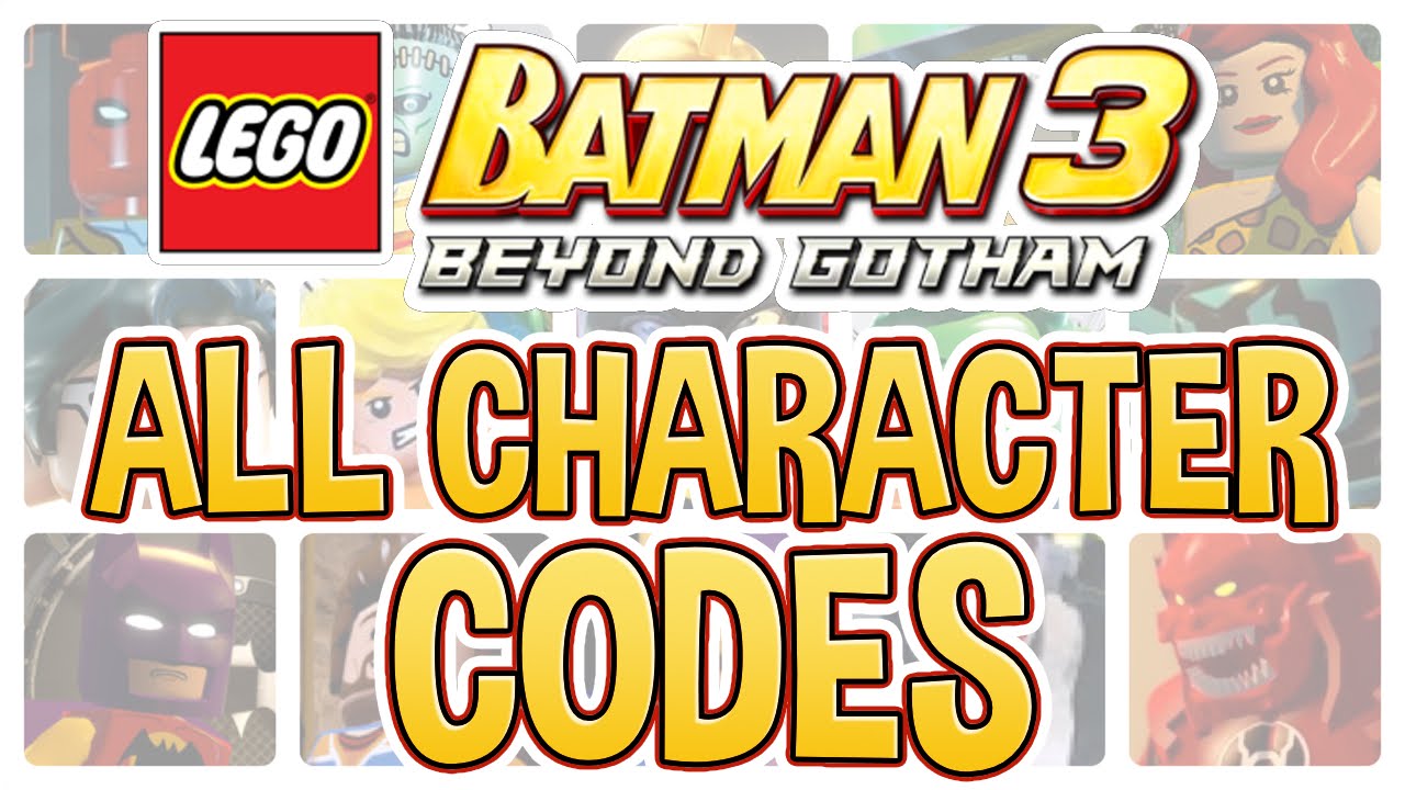 LEGO Batman 3 All Character -