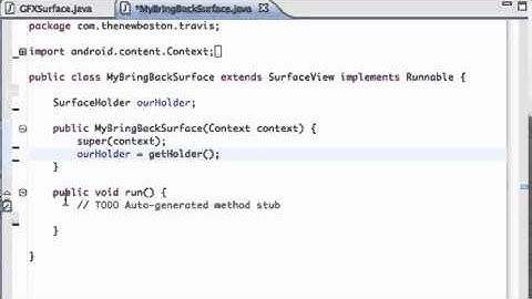 Android Application Development Tutorial   068   Setting up Animation Thread