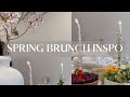 Spring brunch vlog  springeaster brunch decor  inspiration