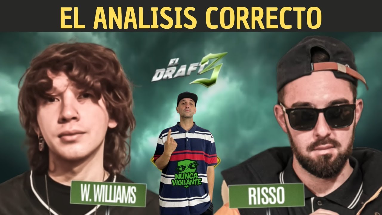 SORPRESA DESDE LA COSTA! - WADE WILLIAMS VS RISSO - DRAFT 3 