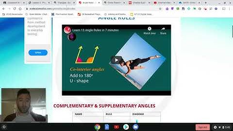 Lesson 8.3 - Properties of Angles in a Circle (Grade 9)