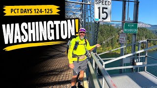 PCT Days 124-125 | Into Washington! Bridge of the Gods + Al Joins Neon