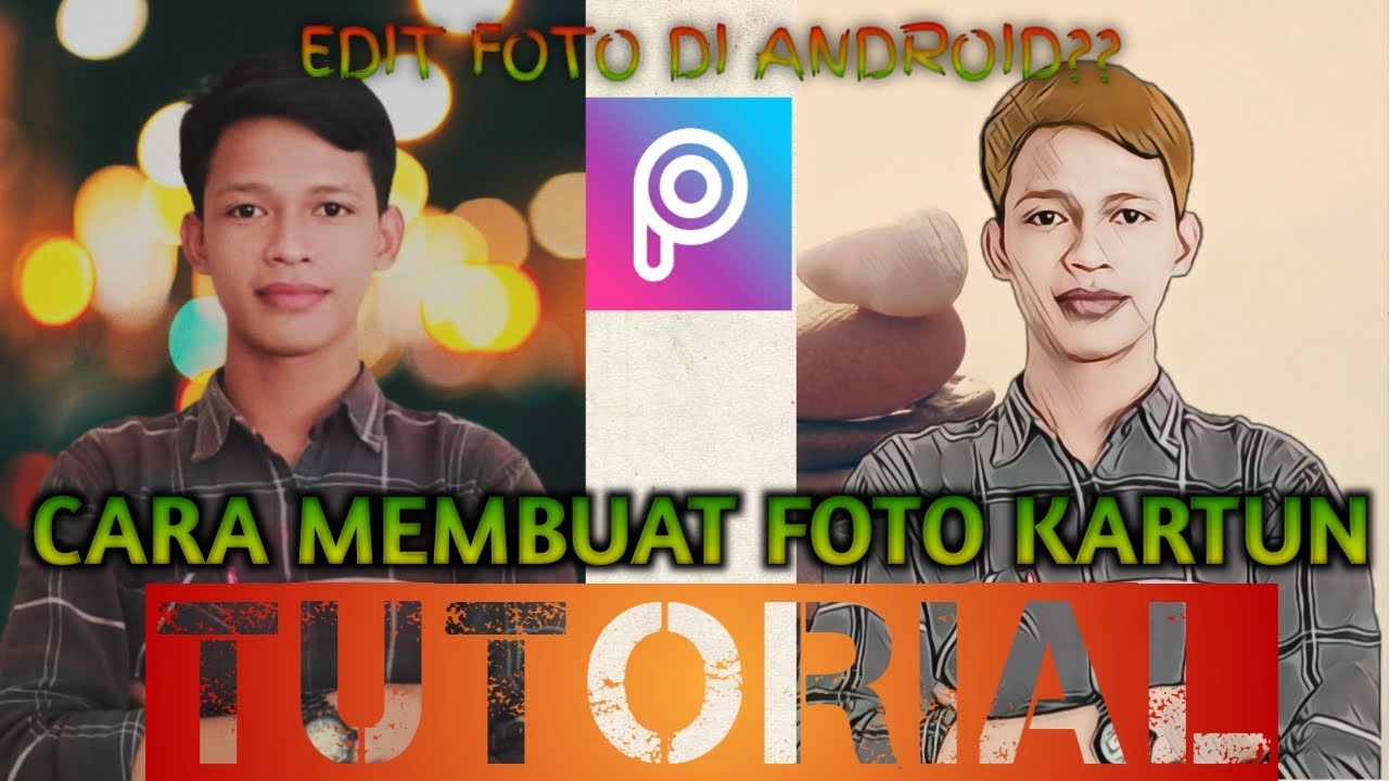  CARA  EDIT FOTO KARTUN  MENGGUNAKAN  ANDROID UNTUK PEMULA 