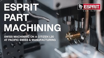 ESPRIT SwissTurn running a Citizen L20 at Pacific Swiss & Manufacturing