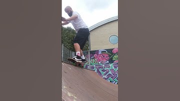 Skateboarding- FS Axle Stall to Tail-3/9/23 #skateboarding #miniramp