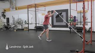 Landmine Split Jerk