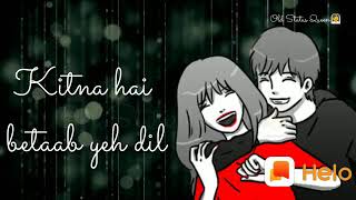 arey tu kya Jaane Teri Khatir Kitna Hai Betaab Yeh Dil  nahir Khan dost is gane ko like or comment