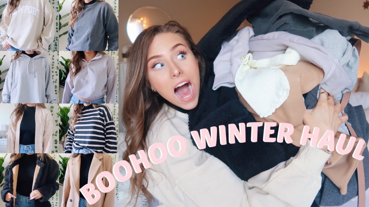 HUGE BOOHOO WINTER TRY ON HAUL | AFFORDABLE BASICS!
