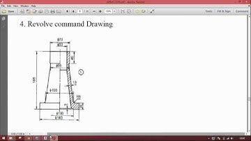 (REVOLVE  part1) in creo parametric (2.0/3.0/5.0)