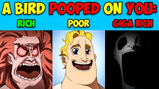 Mr Incredible Reaction: Rich vs Poor vs Giga Rich #3 | Hilarious and Heartwarming Comparisons