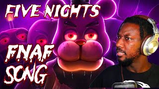 FNAF SONG - &quot;Five Nights&quot; | FabvL | REACTION