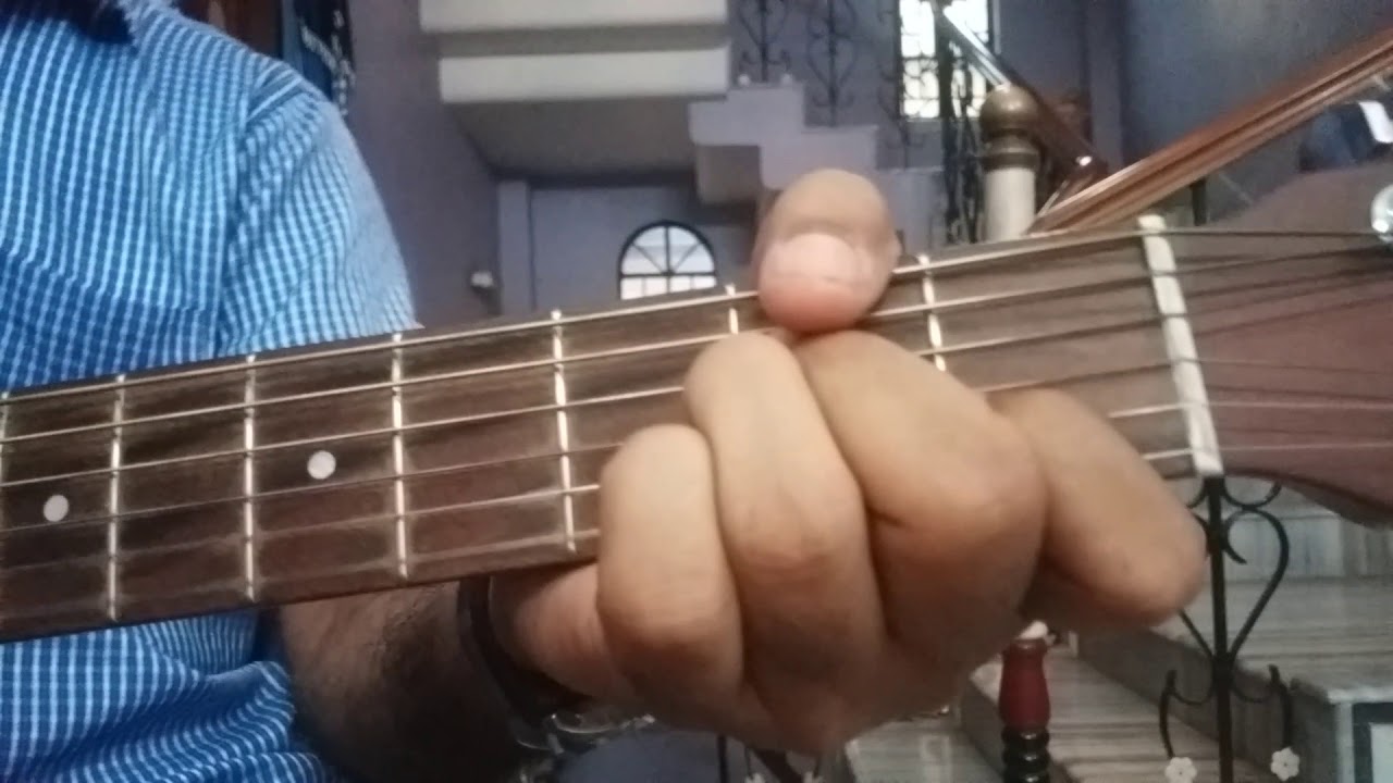 KITABEN BAHUT SI PADHI HONGI TUMNE  GUITAR CHORDS LESSON BAAZIGAR FILM