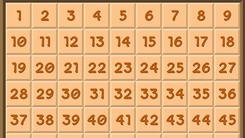 Classic number puzzle 9x9