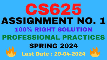 CS625 ASSIGNMENT 1 SOLUTION 2024 | CS625 ASSIGNMENT 1 2024 | CS625 ASSIGNMENT 1 SOLUTION SPRING 2024