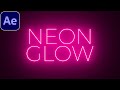 Easy Neon Glow Tutorial In After Effects No Plugins