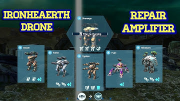 War Robots : New Resistence Drone Ironhearth, New Repair Amplifier | Testserver Gameplay