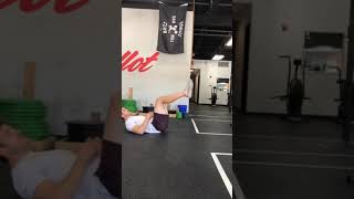 Dead Bug-exercise to strengthen core, hip flexors, and reduce back pain
