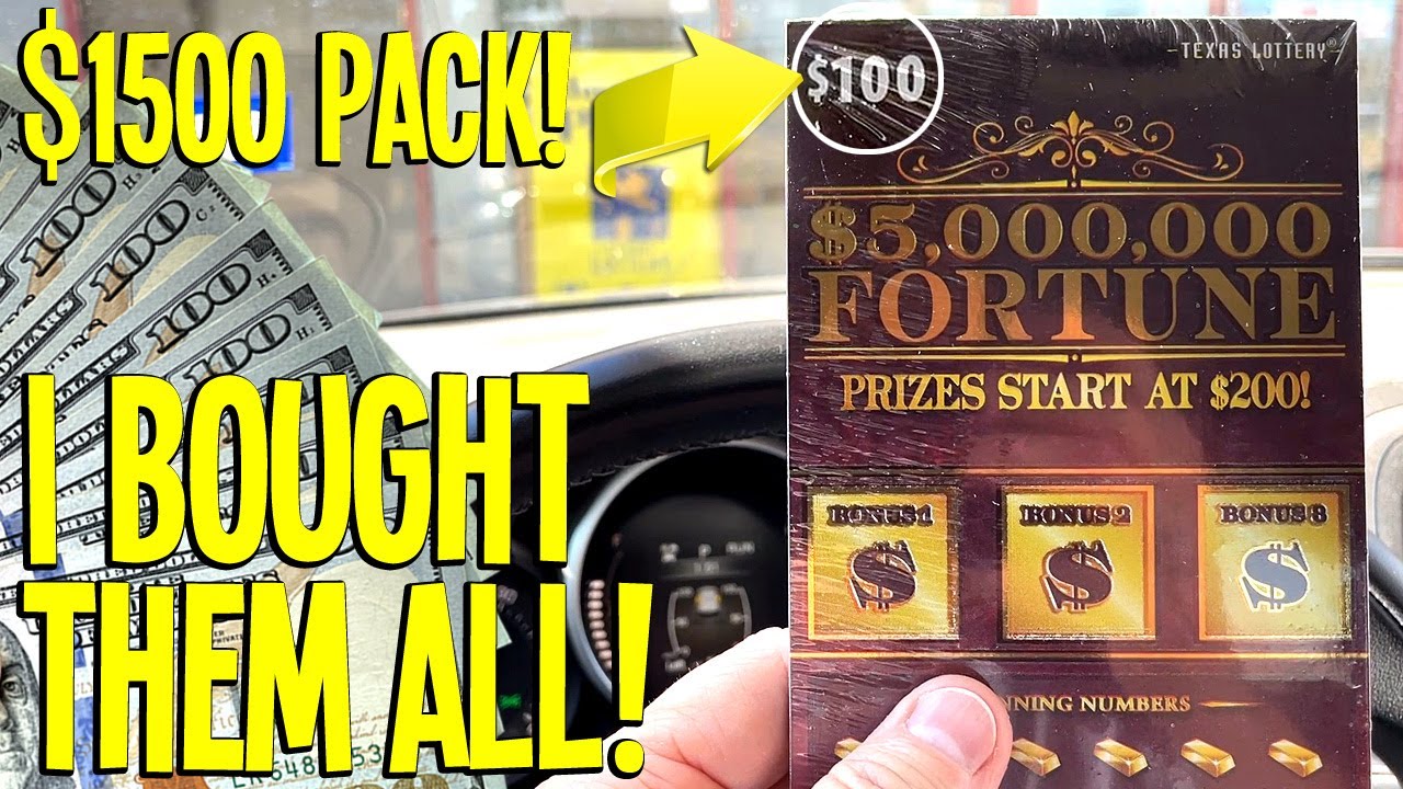 Я купил целую пачку лотерейных билетов по 100 долларов!