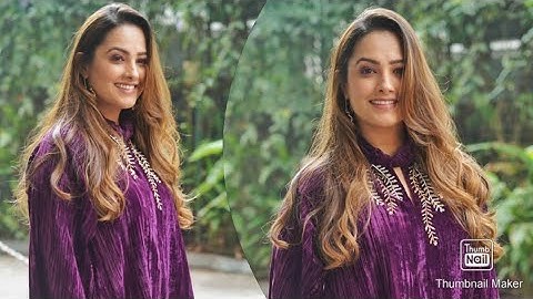 Anita Hassnandani today at Show launch of "Iss Mod se jaate hain" at Vile Parle 😍✨🔥💕