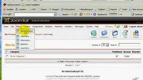 How to Install a video object for joomla on a local machine