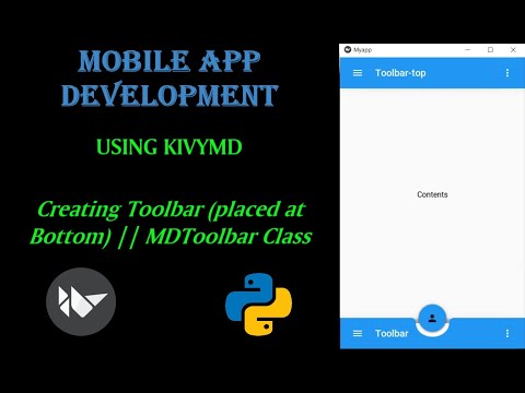Creating Toolbar(Bottom) using