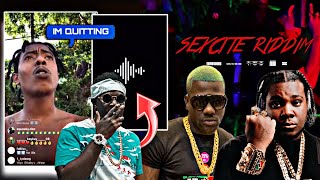 KMAN BAWL IN FRUSTRATION ABOUT QUITTING MUSIC | PLUMPY BOSS DROP DISSTRACK | SEXCITE RIDDIM REACTION