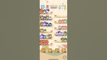 Color Cat Sort Cute Cat Game Level 388 #shorts #Gaming #shortsfeed