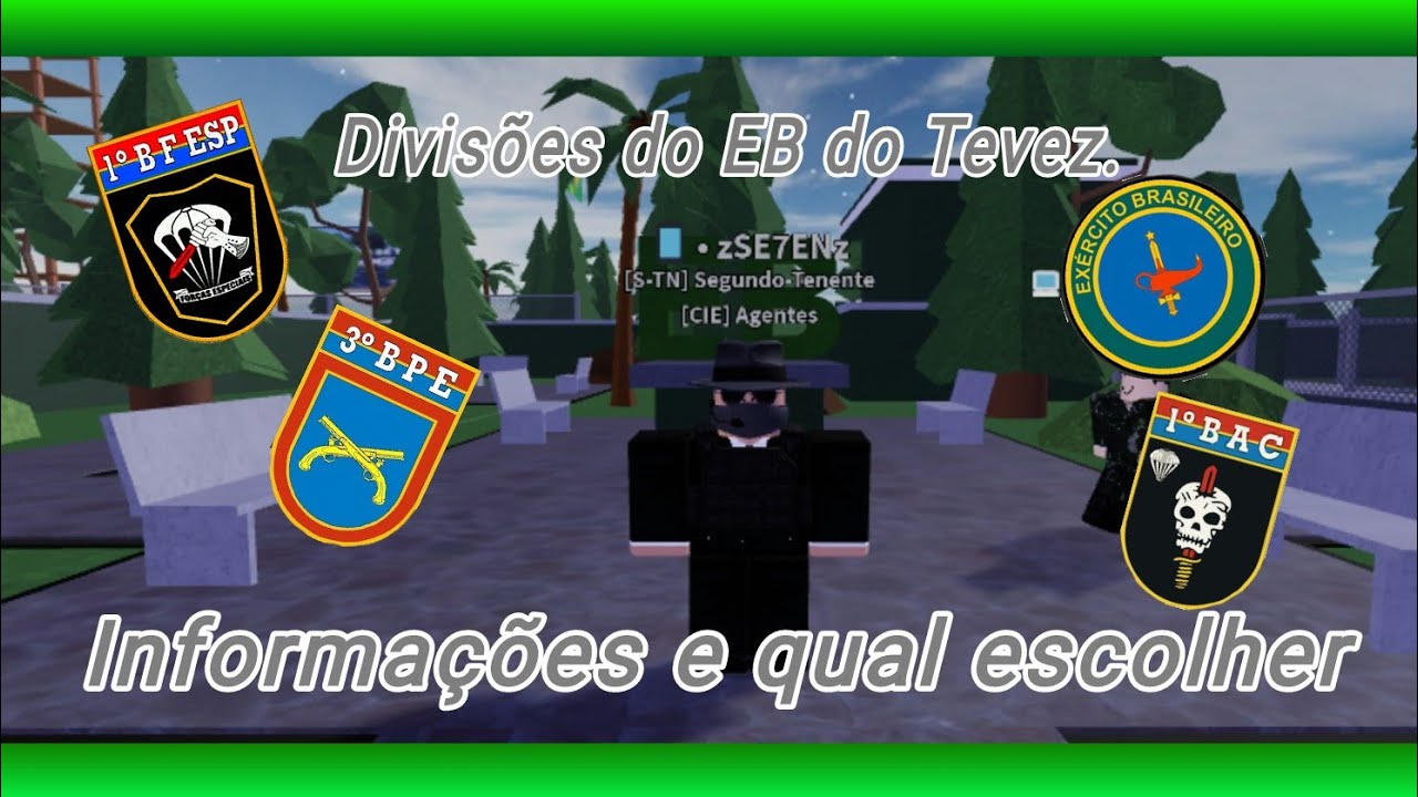 Como VIRAR RECRUTA no Exército Brasileiro do Roblox (E.B. do Tevez