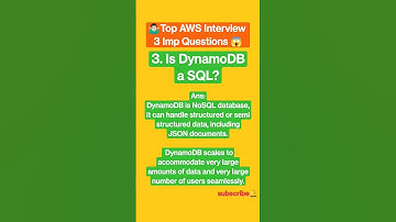 Top 3 AWS Interview Questions and Answers (updated)