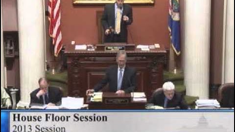 House floor session - part 3  5/19/13