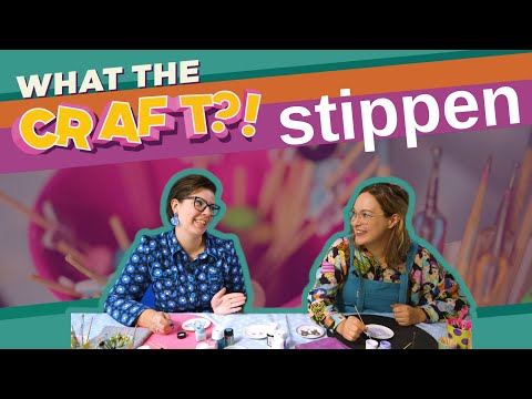 Geef KLEUR met STIPPEN! 🌈 // WHAT THE CRAFT?! // Ge-Stipt