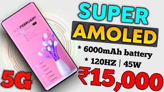 Top 5 Super Amoled Phones Under 15000 in May 2024 | 5G Phone Under 15000 | Amoled Mobile Under 15000