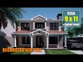 Recorrido Virtual || Casa VY 9 x 11 m || Casa 3D