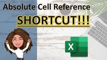 ABSOLUTE CELL REFERENCE: learn the shortcut! (beginners excel tutorial) *MAC shortcut in description