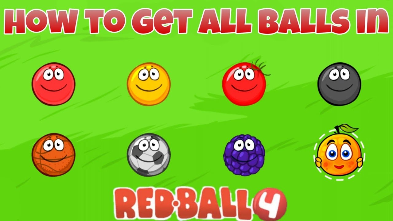 How to ALL BALLS - RED BALL 4 (UNLOCK BALL) - YouTube