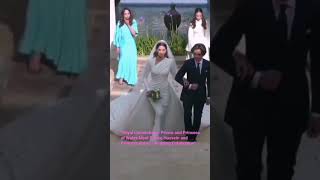 Prince And Princess Of Wales Meet Prince Hussein And Princess Rajwa Wedding Celebration. Resimi