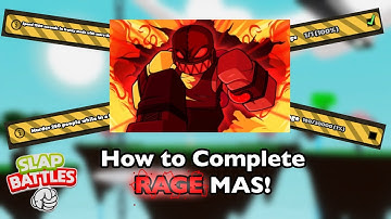 How to Complete RAGE MASTERY! *The Fast way* | Roblox: Slap Battles 👏