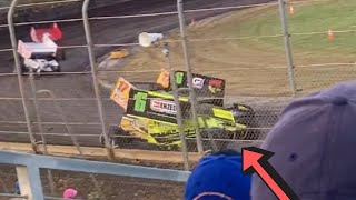Cam Waters Pops Epic Wheelies in Sprintcar