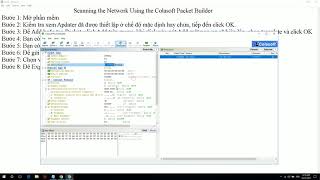 Nhóm 18-Lab 17: Scanning the Network Using the Colasoft Packet Builder- Nguyễn Lê Phú Cường