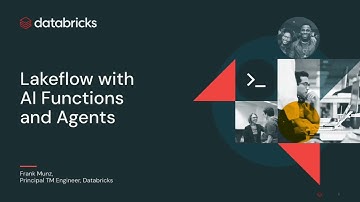 Lakeflow with Databricks One, AI Functions and Agents