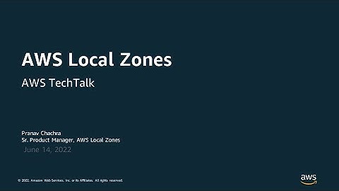 Architect with AWS Local Zones to meet data residency requirements, deploy low latency applications