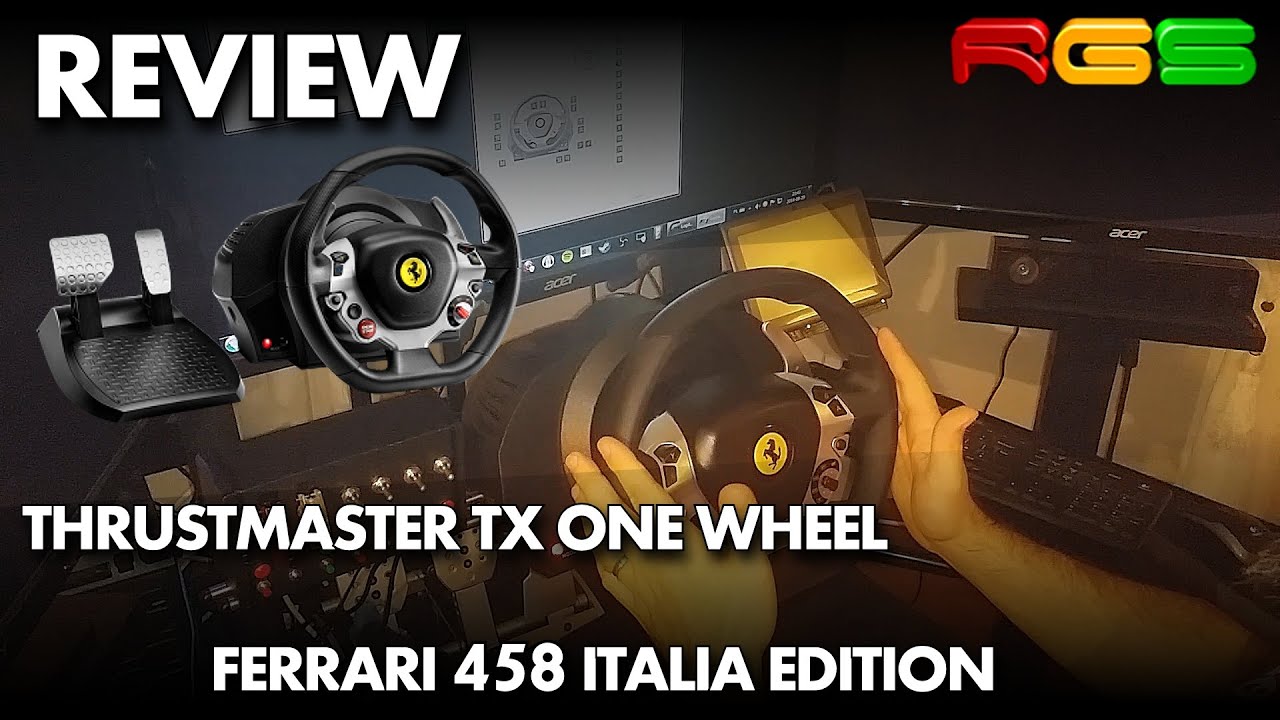Thrustmaster Tx Ferrari 458 Italia Edition Wheel Review